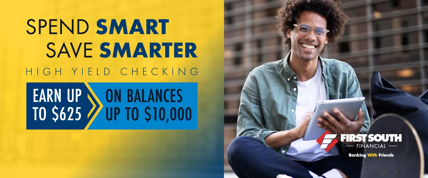 Our High Yield Checking is Earning Real Interest! Open one with a 6.25% APY today!